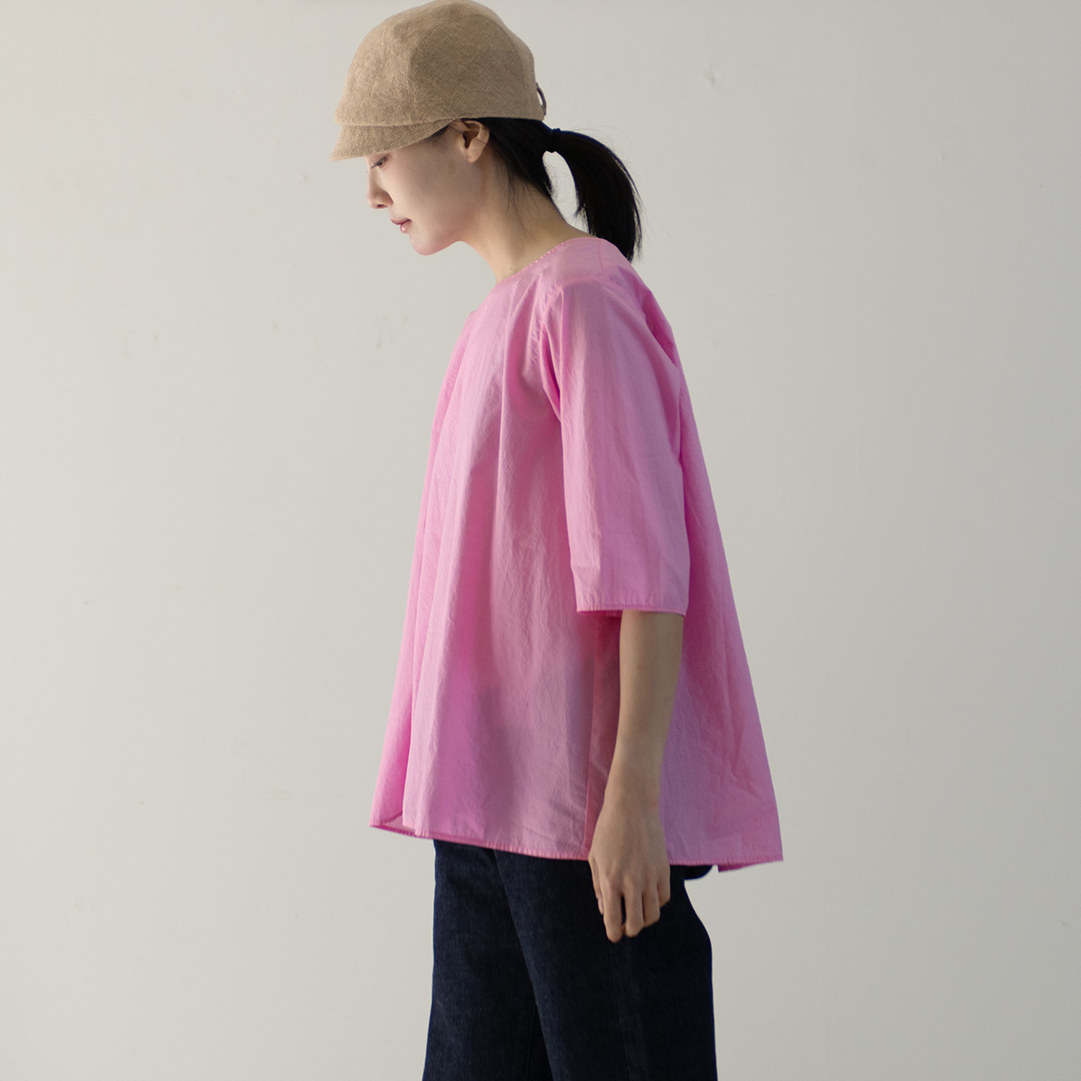 Manuelle Guibal Tee Shirt M 3/4 Keya ( mimi pink, dark night )