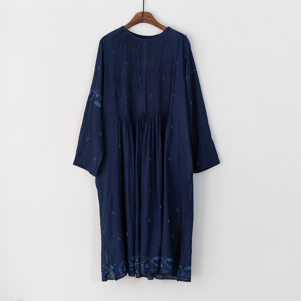 Maku Azira 597 handwoven dress (navy)
