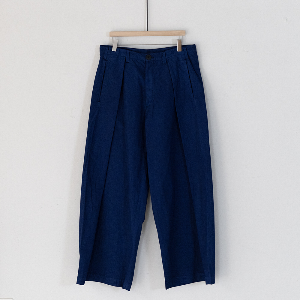 Wright + Doyle Single pleat trousers (ink)