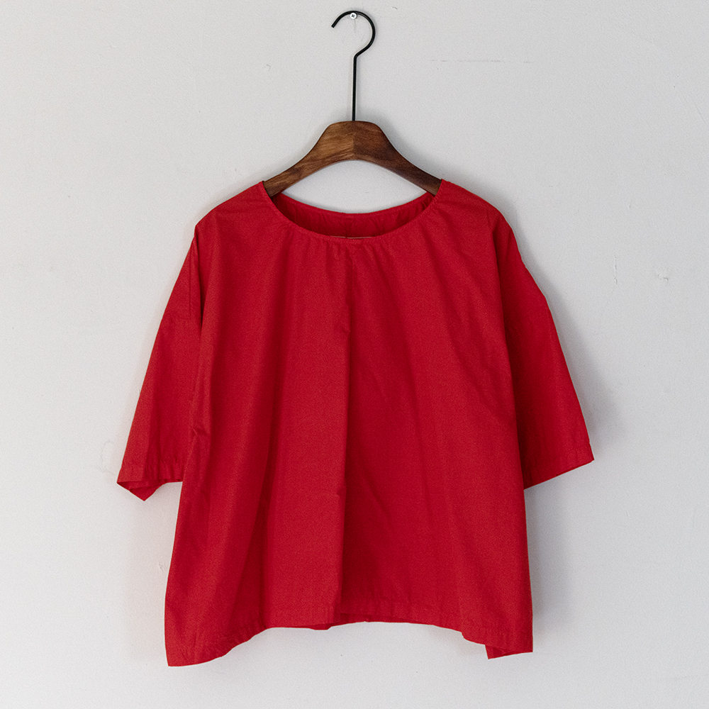 Manuelle Guibal Oversize Top Andi (red rock)